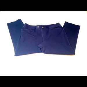 Chaps‎ Blue Plus Size Pants